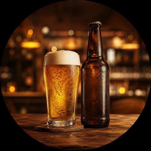 Birra alla spina e bottiglie artigianali